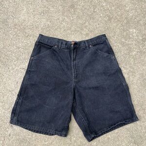 Vintage 90s black baggy jorts size 36